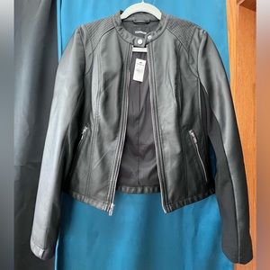 Small Black Pleather Jacket